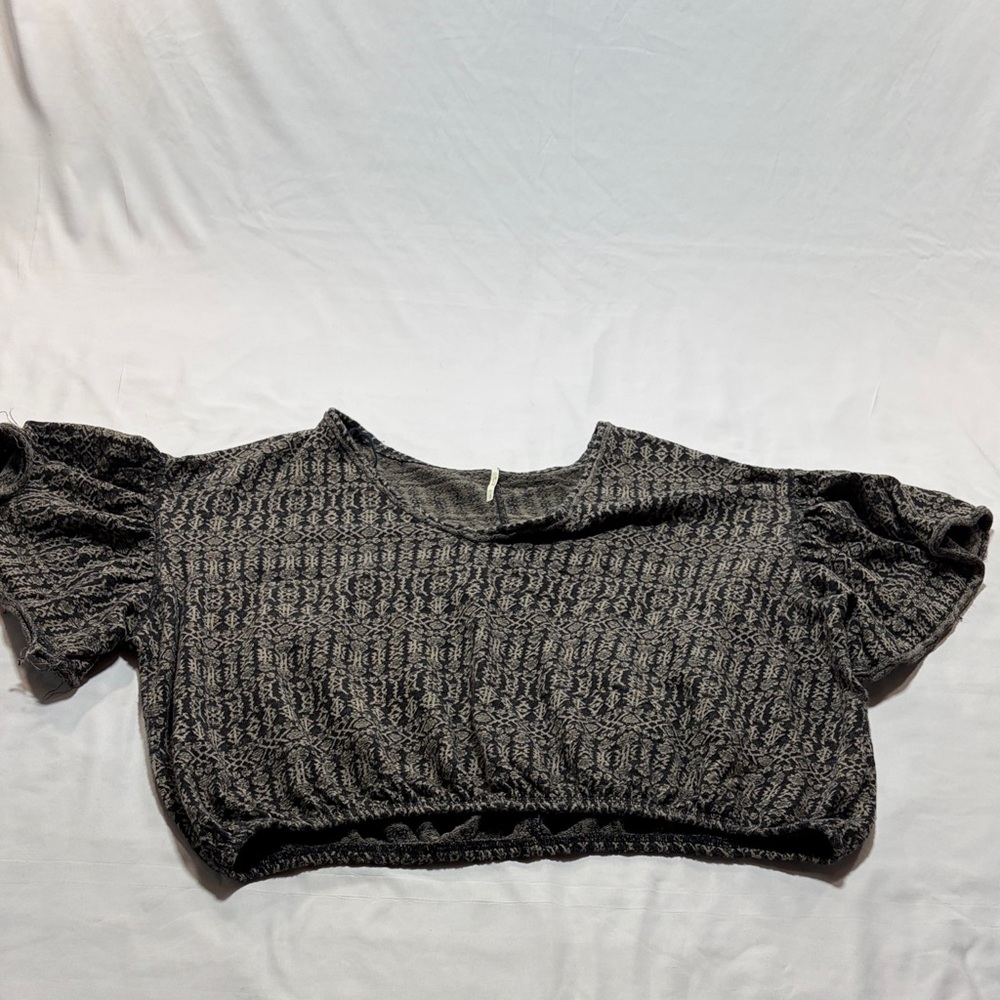 Free people full bloom peasant top size large